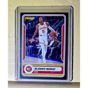 2023-24 Dejounte Murray Panini NBA Basketball #45 Silver Foil Card Atlanta Hawks